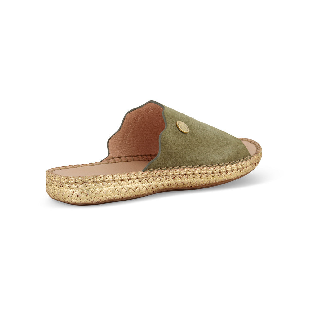 Espadrille Suede Leather Sandal 6617